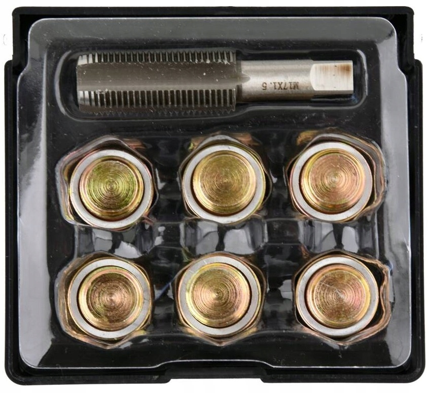 YATO ZESTAW NAPRAWCZY KORKÓW DO MISKI OLEJOWEJ M18X1.5MM 7CZĘŚCI YT-17569