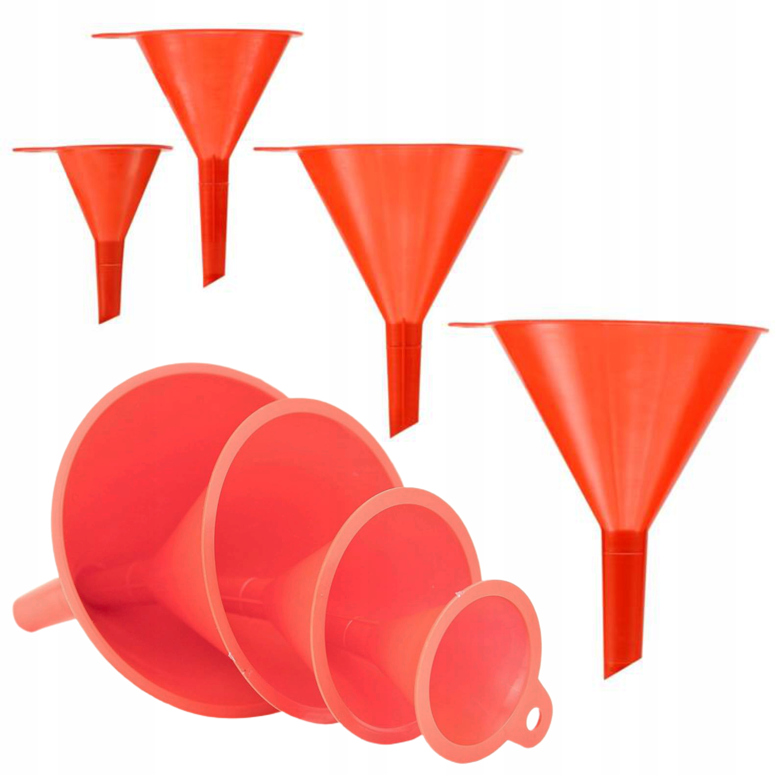 VOREL 83005 ZESTAW LEJKÓW 4 SZTUKI 52x75 76X110 100x125 120x152mm