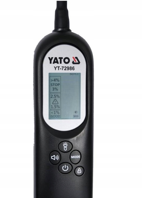 YATOTESTER CYFROWY MIERNIK PŁYNU HAMULCOWEGO LCD