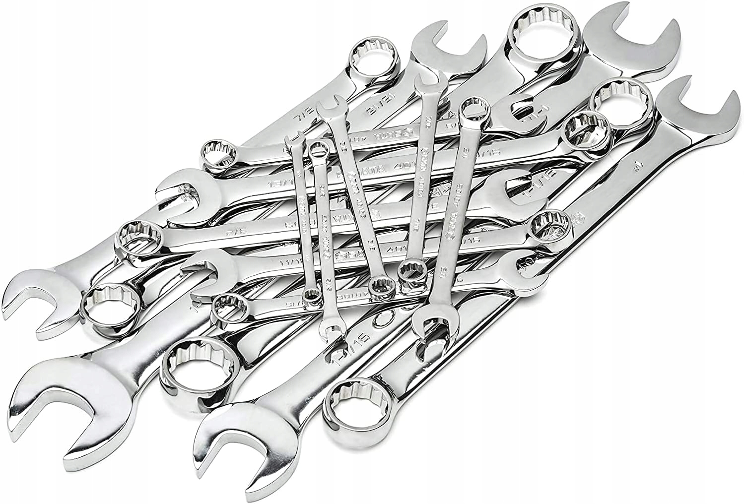 SATA ZESTAW 16 KLUCZY PŁASKO-OCZKOWYCH CAL. W SASZETCE PŁACHTA ST09074SJ