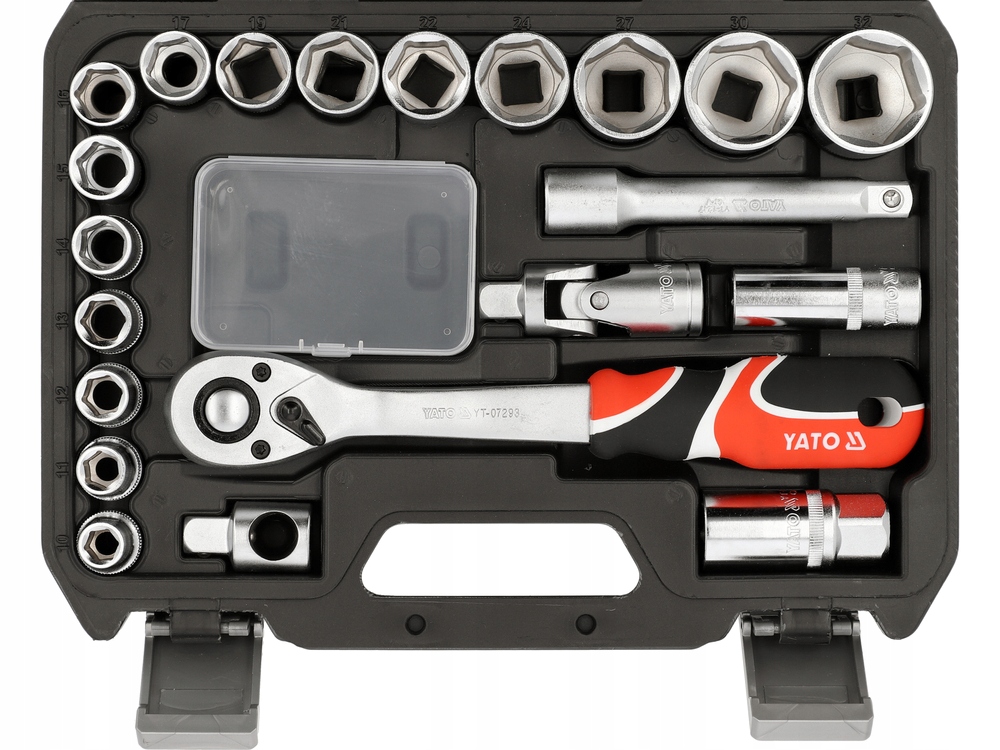 YATO KOMPLET KLUCZY ZESTAW NARZĘDZIOWY 1/2" 24 ELEMENTY YT-12662