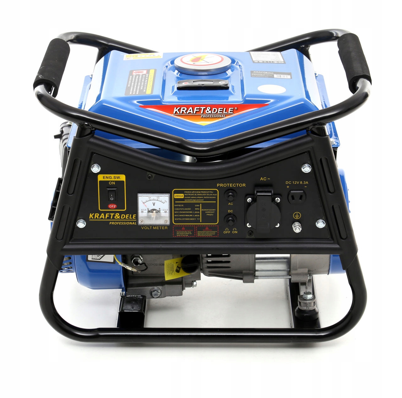 AGREGAT PRĄDOTWÓRCZY GENERATOR PRĄDU PRZENOŚNY JEDNOFAZOWY 1500W 230V KD140