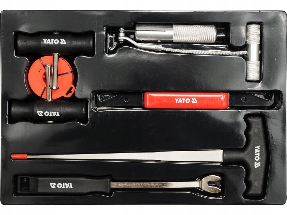 YATO ZESTAW KOMPLET DO DEMONTAŻU WYCINANIA SZYB SAMOCHODU NÓŻ 7 SZTUK