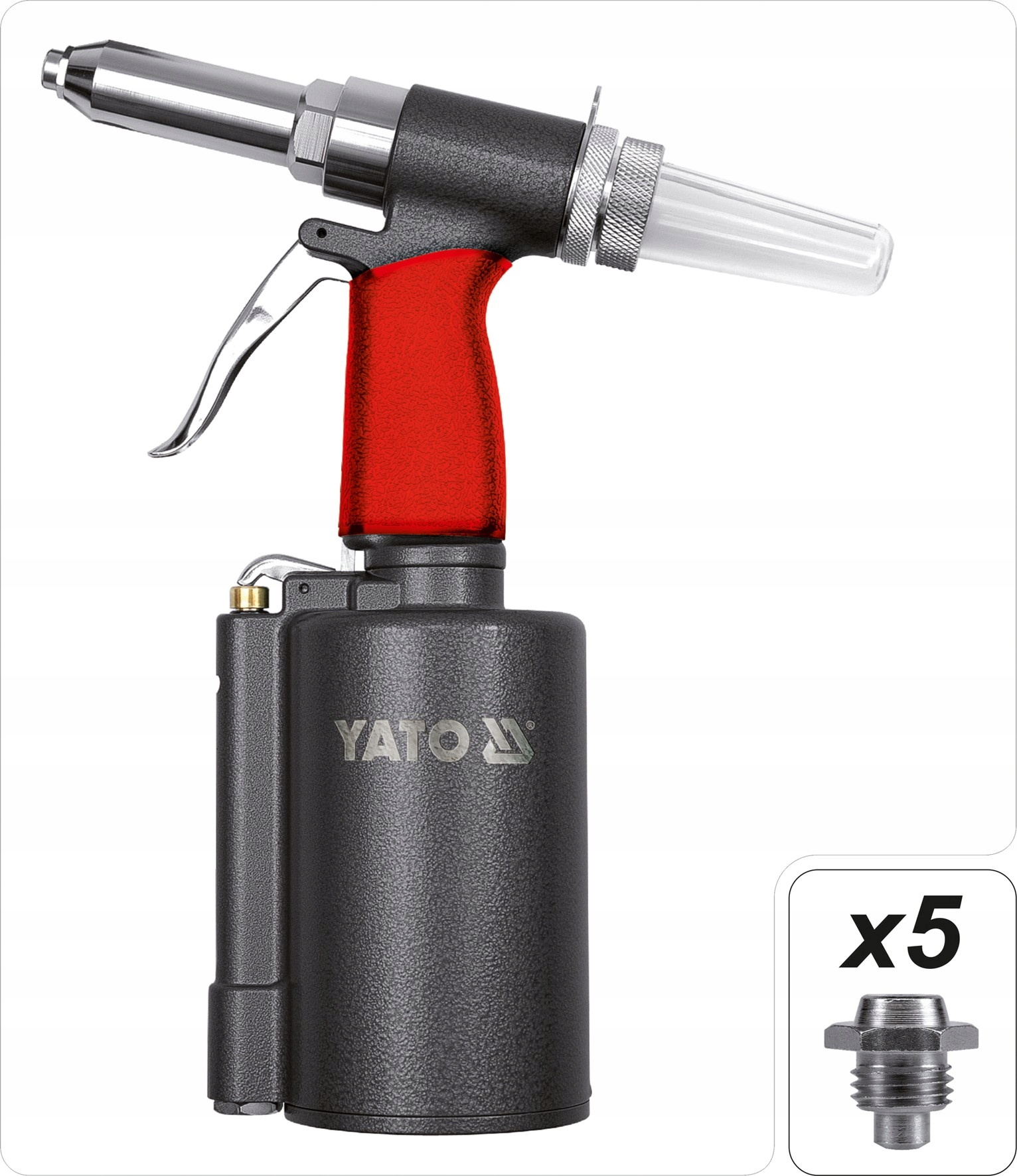 YATO NITOWNICA PNEUMATYCZNA 2.4-6.4 MM, YT-3618