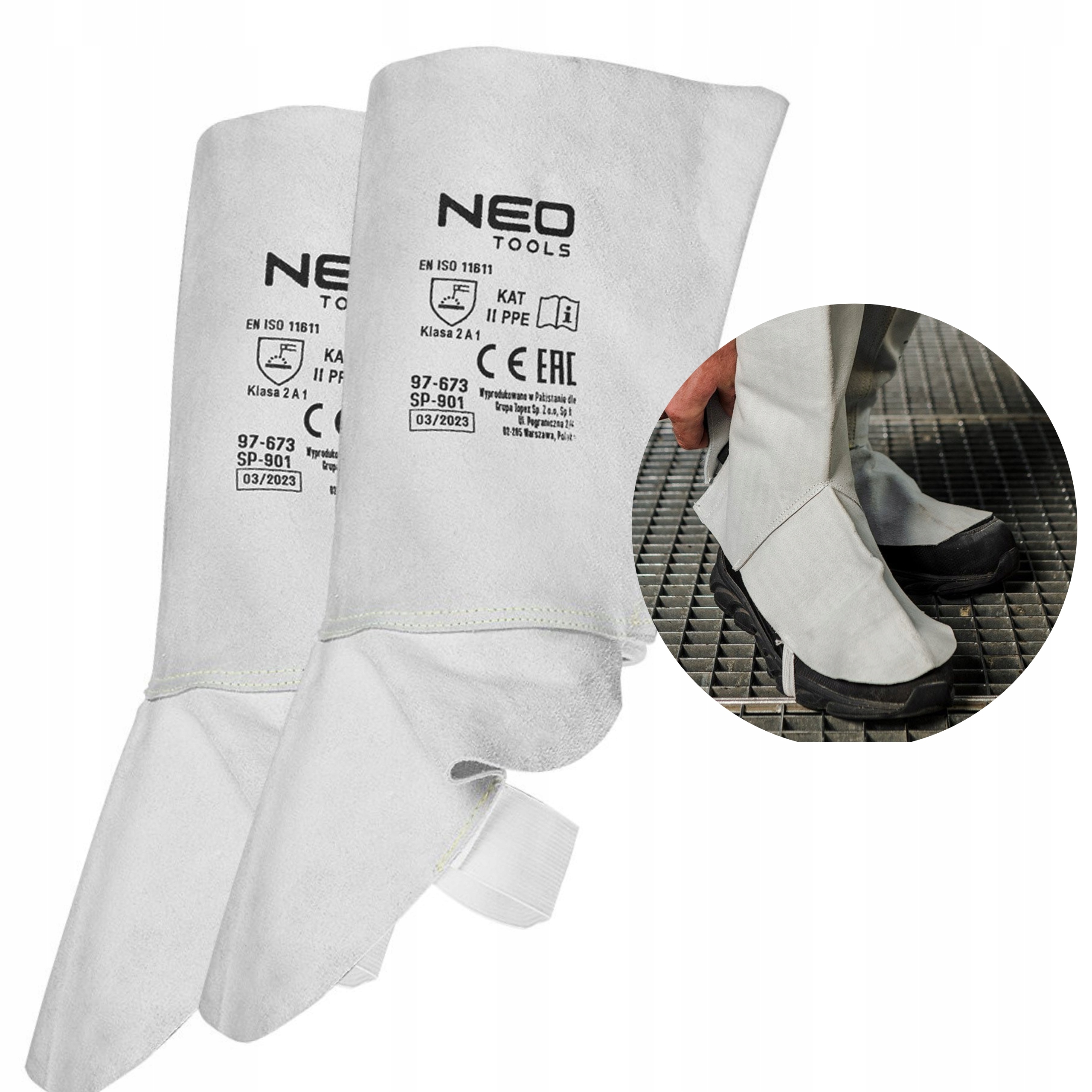 NEO OCHRANIACZE SPAWALNICZE NA BUTY NAGOLENNIKI