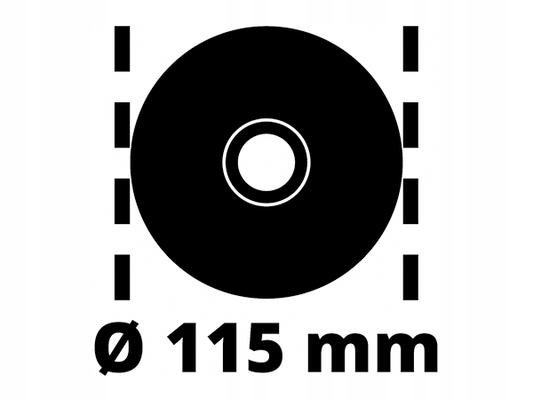 EINHELL SZLIFIERKA KĄTOWA TC-AG 115/750 4430960 115MM 750W ELEKTRYCZNA DIAX