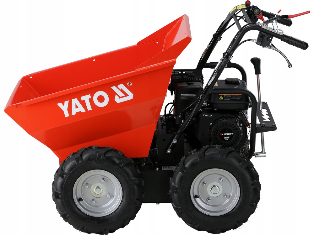 YATO SPALINOWE WOZIDŁO WYWROTKA TACZKA 300 KG 5.6 KM NAPĘD 4X4 YT-86115