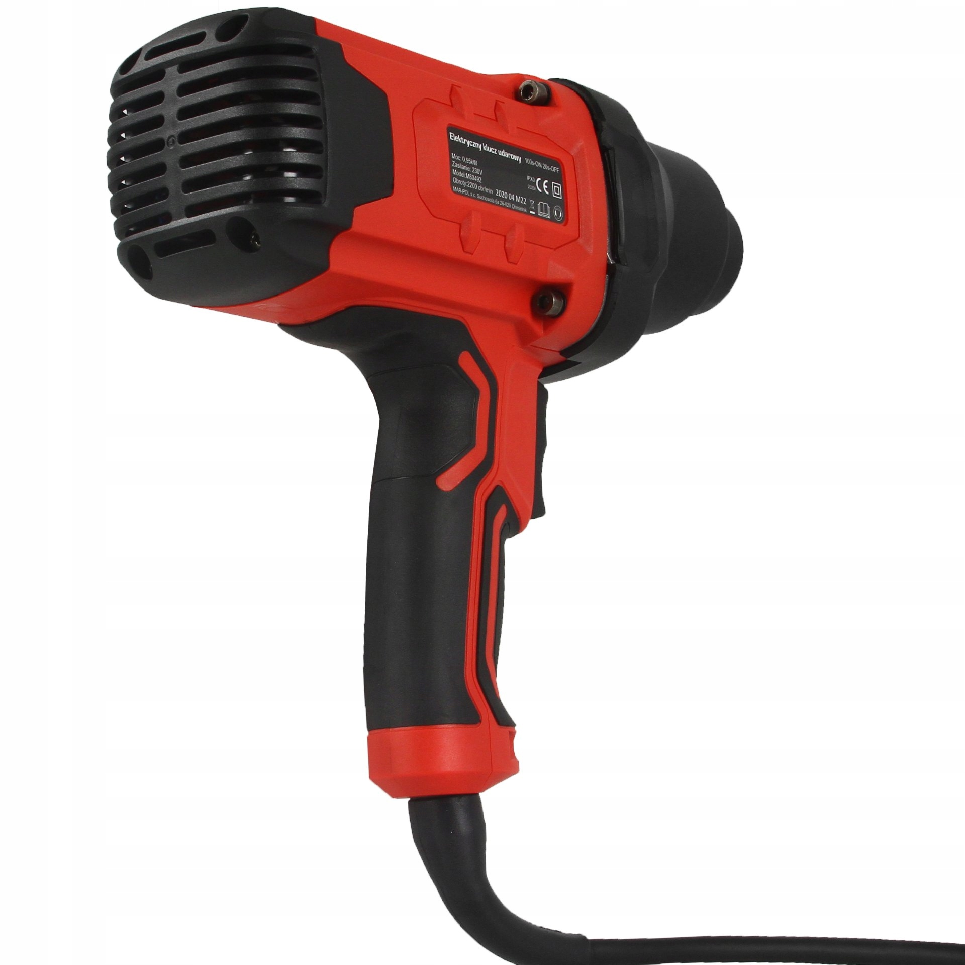KLUCZ ELEKTRYCZNY DO KÓŁ 950W 850Nm 1/2" MOCNY KLUCZ UDAROWY DUŻY MONTAŻOWY