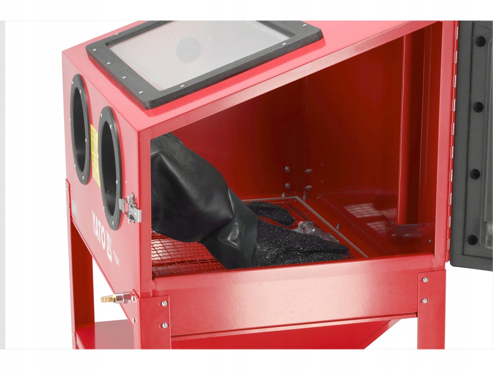 YATO PIASKARKA KABINOWA 220L STACJONARNA DO PIASKOWANIA ZESTAW + PISTOLET