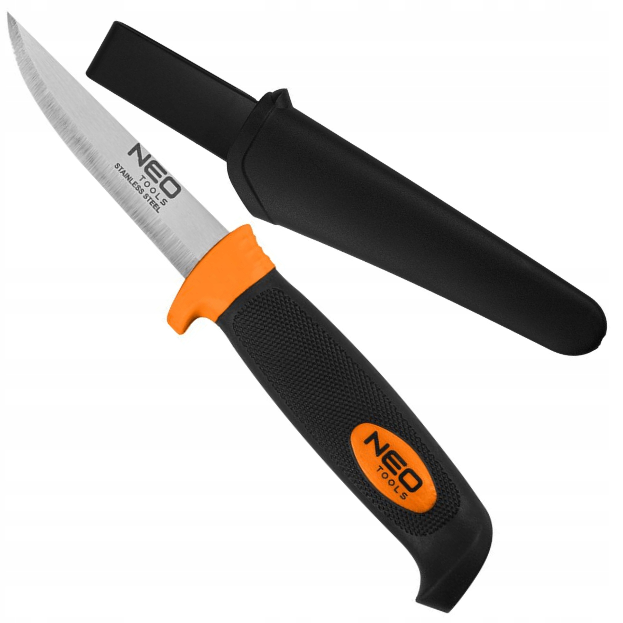 NEO TOOLS NÓŻ FINKA ZE STALI NIERDZEWNEJ 22cm KABURA POUCH NA PASEK 63-175