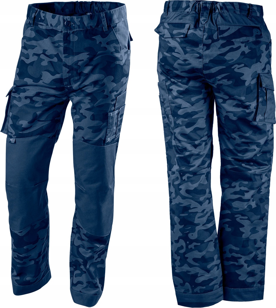 SPODNIE ROBOCZE do pasa NEO CAMO Navy XS + PASEK