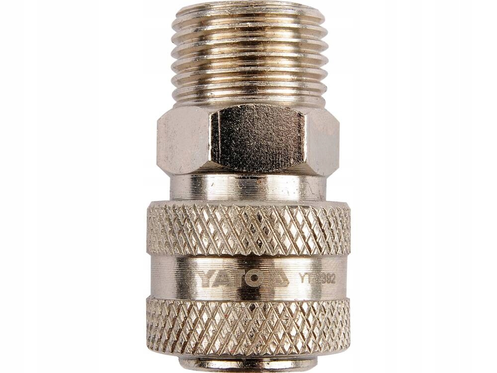 YATO SZYBKOZŁĄCZKA PNEUMATYCZNA GNIAZDO D GWINT ZEWNĘTRZNY 1/2'' YT-2392