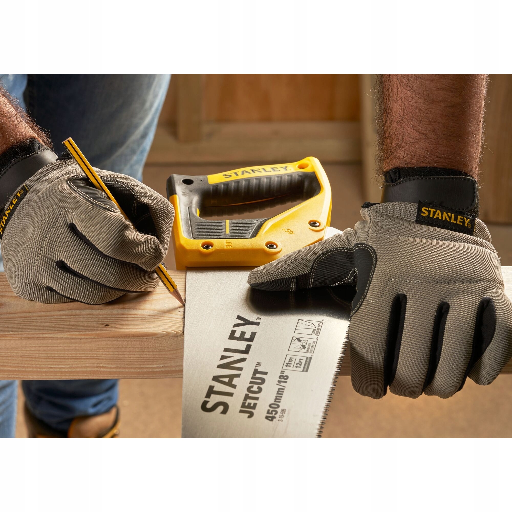 STANLEY 15-595 PIŁA RĘCZNA JET-CUT 450mm DO DREWNA FATMAX 2-15-595