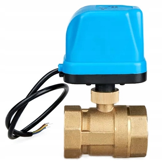 ELEKTROZAWÓR KULOWY 1/2'' 230 V DN15 silownik WODY
