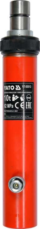 YATO SIŁOWNIK HYDRAULICZNY 10T DO POMPY ROZPIERAKA PRASY 10 TON YT-55513