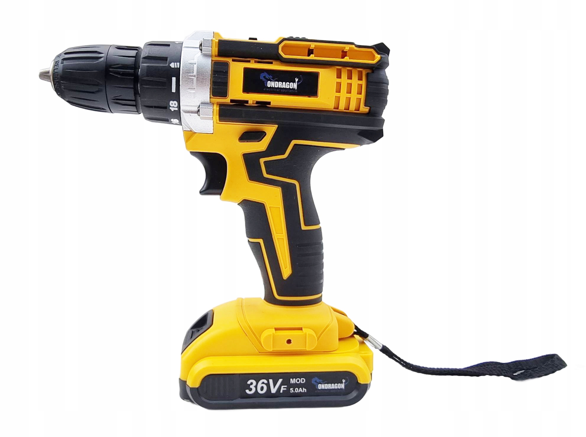 WIERTARKO WKRĘTARKA 36V AKUMULATOROWA WALIZKA LED 2x AKUMULATORY 4ah