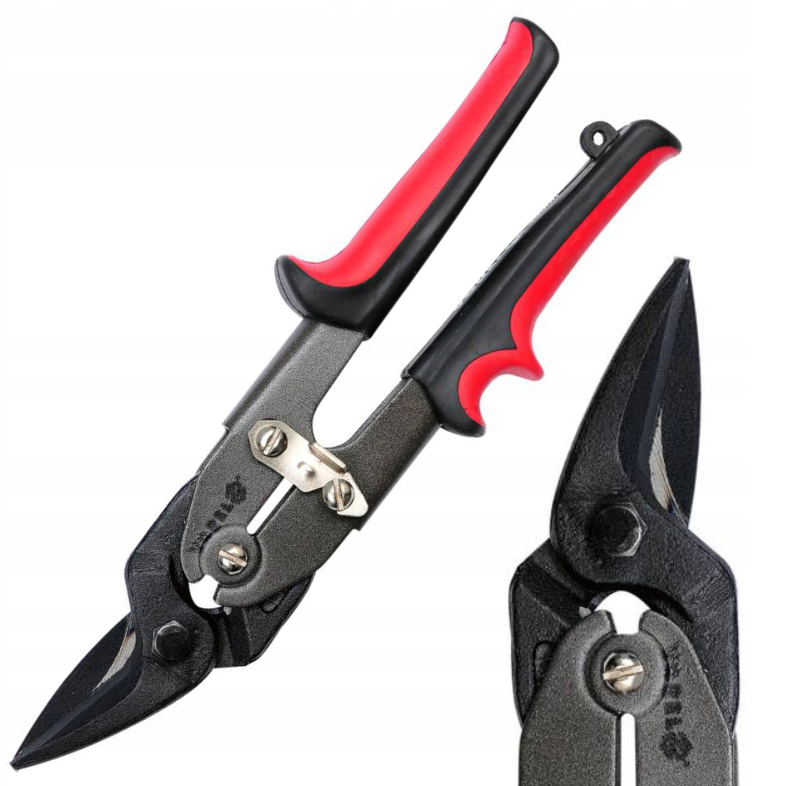 VOREL NOŻYCE DO BLACHY RĘCZNE LEWE 250MM CR-NI 2-KOLOROWA RĘKOJEŚĆ 48080