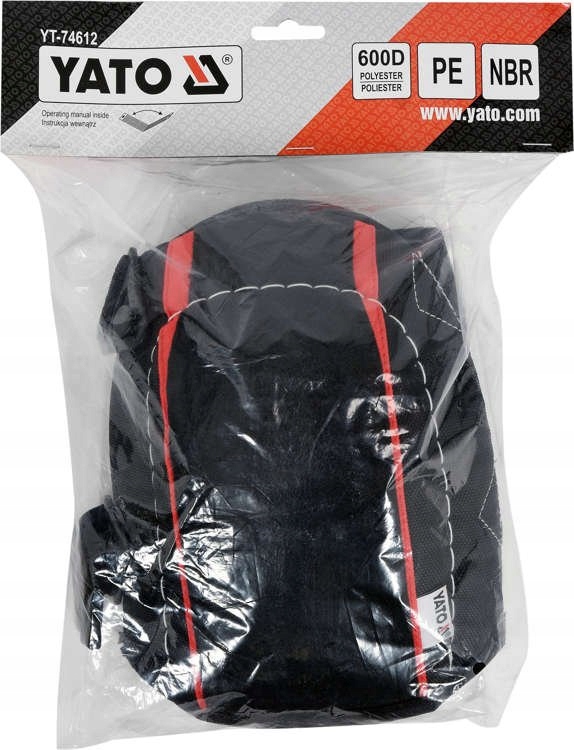 YATO NAKOLANNIKI OCHRONNE LEKKIE OCHRANIACZE NA KOLANA CZARNE YT-74612