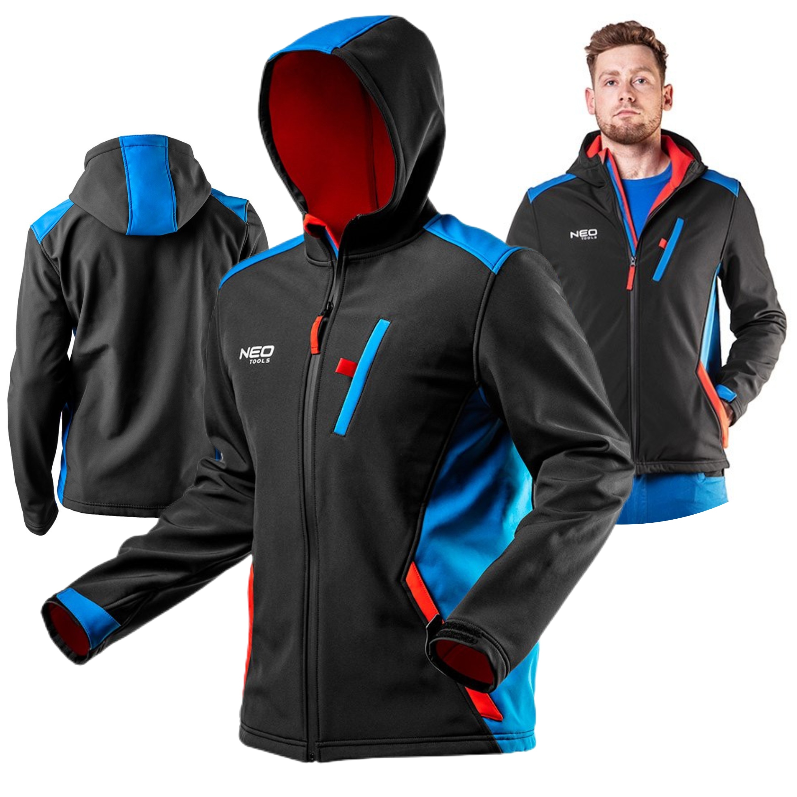 NEO KURTKA ROBOCZA KLUZA SOFTSHELL HD+ WATERPROOF 5000mm 81-558 XXL/56