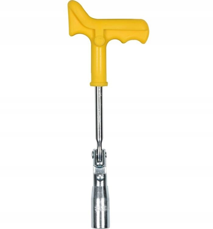 VOREL PRZEGUBOWY KLUCZ DO ŚWIEC 16MM Z PLASTIKOWYM UCHWYTEM V57220