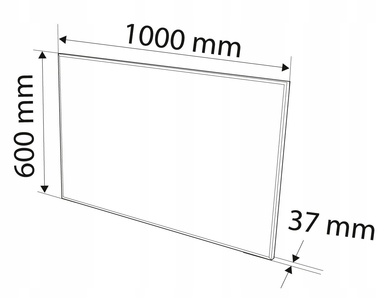 NEO PANEL GRZEWCZY NA PODCZERWIEŃ GRZEJNIK PROMIENNIK 600W WIFI 90-106 IPX4