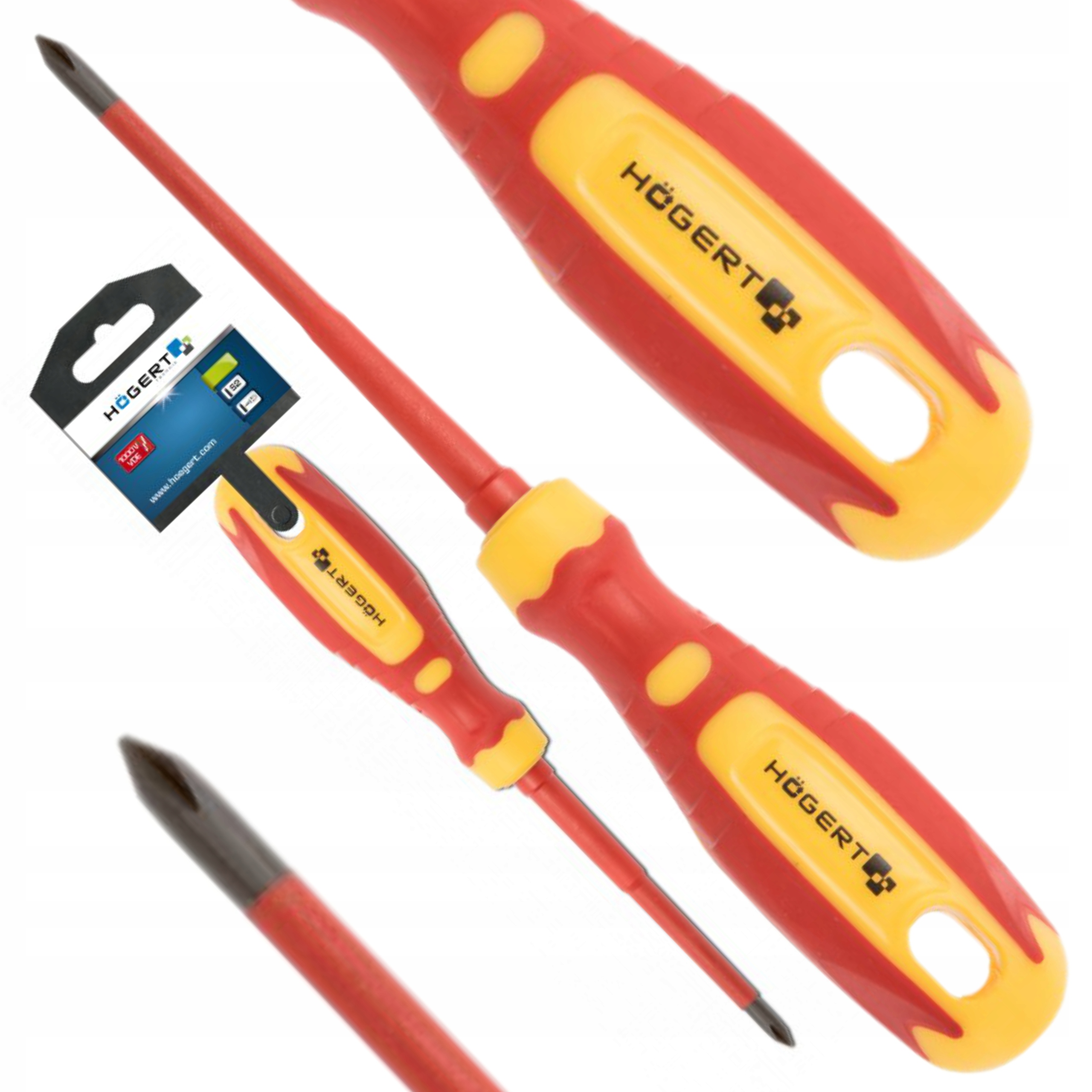 HOEGERT WKRĘTAK KRZYŻOWY PH1 100 MM 1000V SLIM CrMo HT1S965