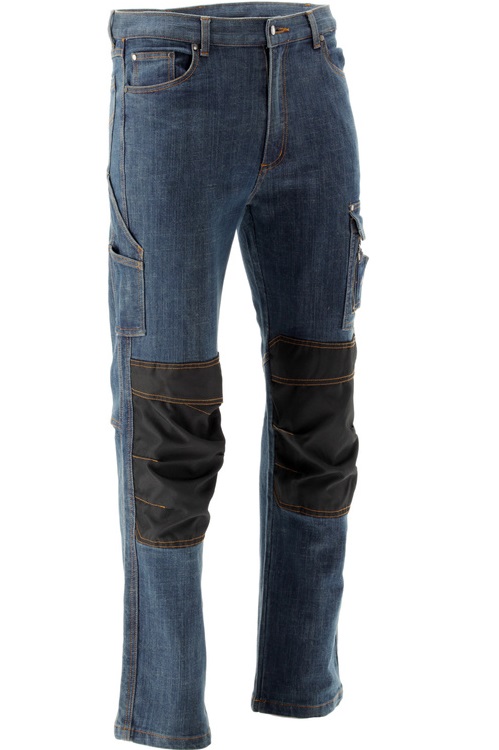 YATO SPODNIE ROBOCZE DO PASA MĘSKIE BHP BOJÓWKI STRETCH JEANS MARA R. XL