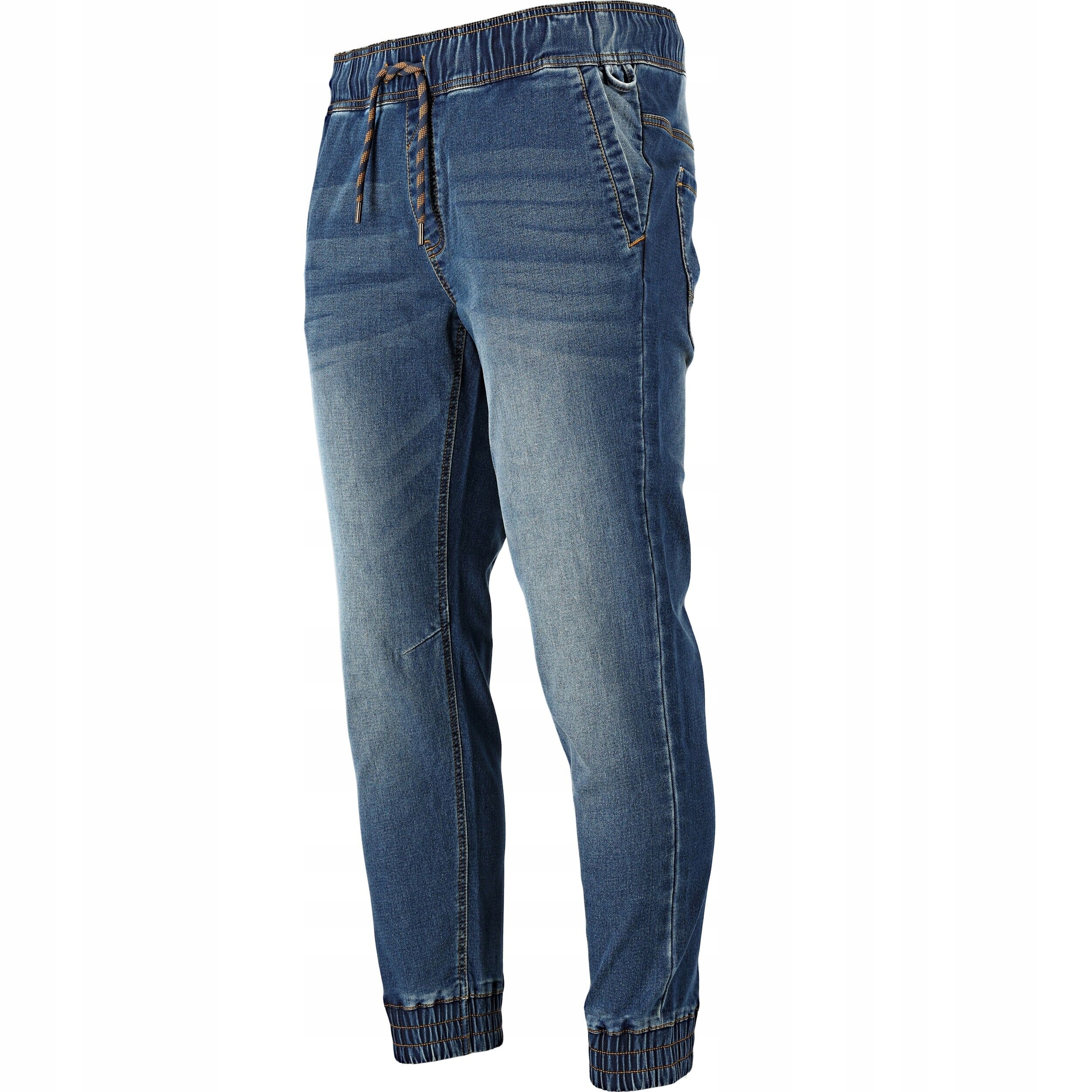 LAHTI PRO SPODNIE ROBOCZE JOGGERY JEANSOWE NIEBIESKIE STRETCH L40535 R. S