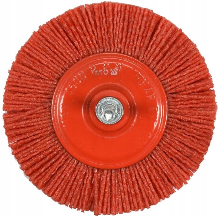 YATO SZCZOTKA TARCZOWA Z TRZPIENIEM NA WIERTARKĘ 100MM NYLON YT-47792