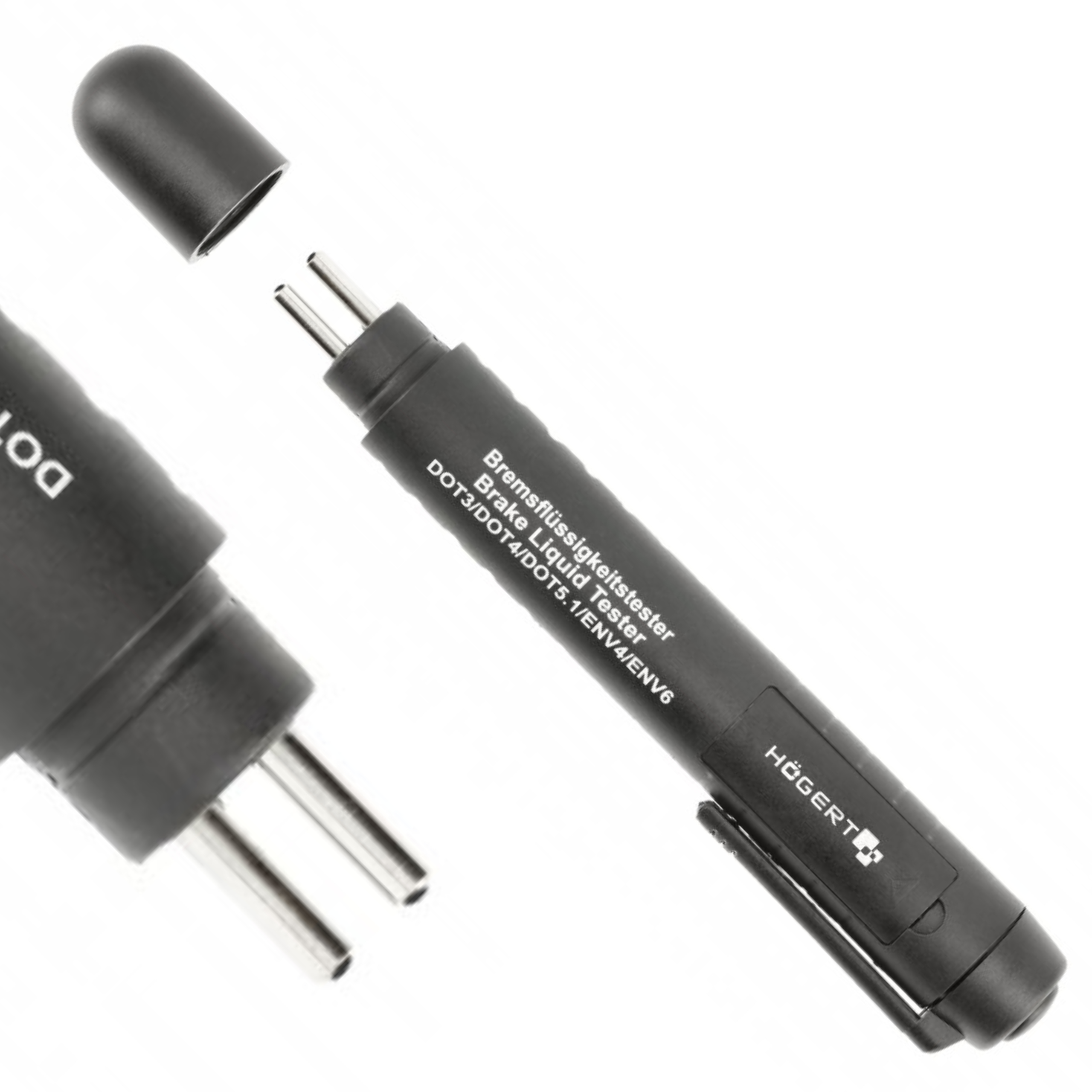 HOEGERT TESTER PŁYNU HAMULCOWEGO LED DO DOT 3 /4 /5.1 ENV4 ENV6 HT8G440