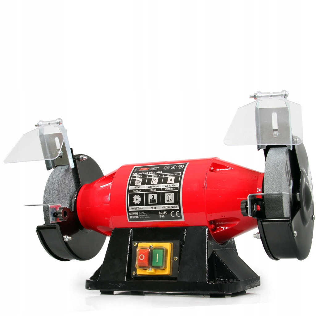 MAR-POL SZLIFIERKA STOŁOWA PODWÓJNA KAMIENIOWA 150x25x32mm 230V M79200