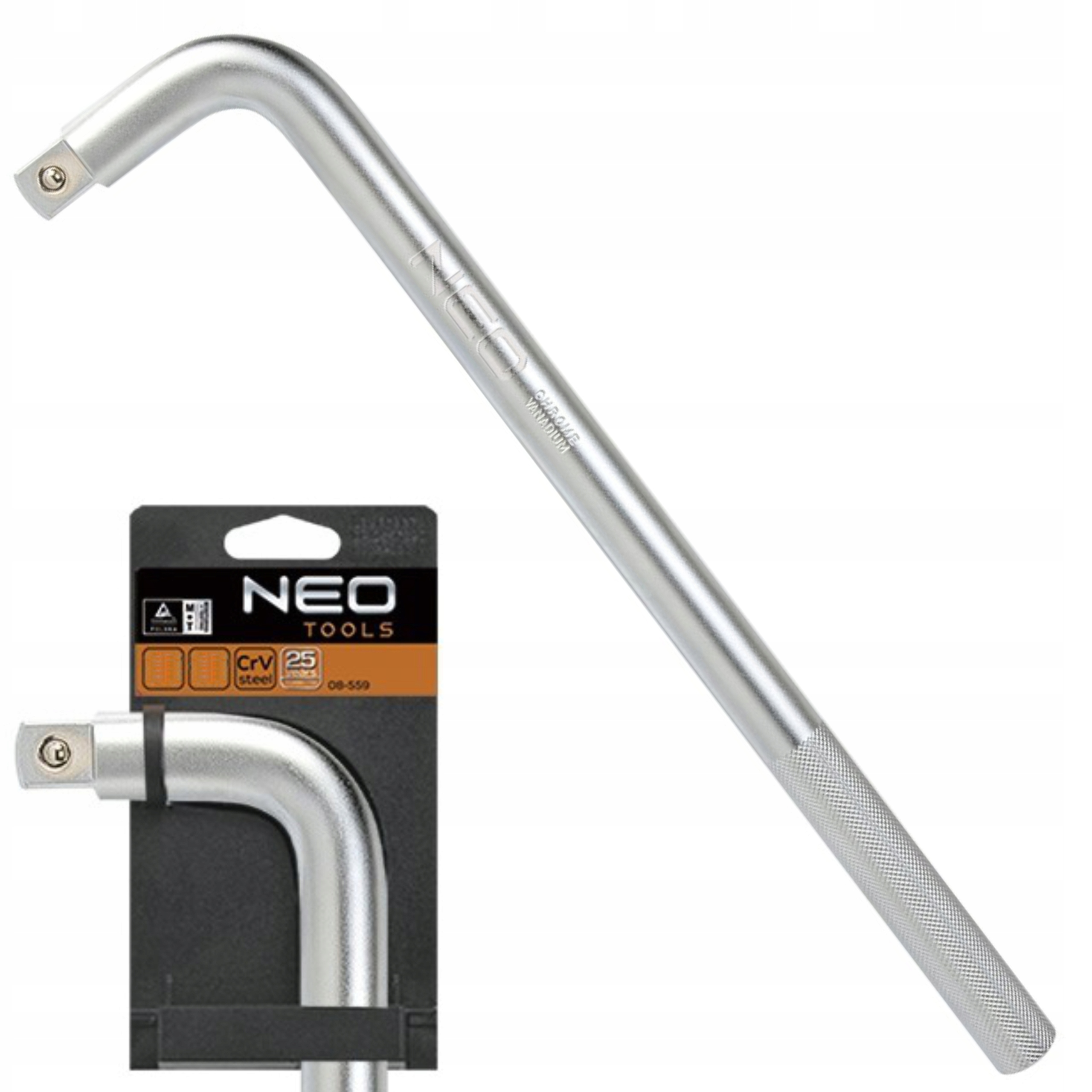 NEO POKRĘTŁO DO NASADEK TYP L 3/4", 450 mm