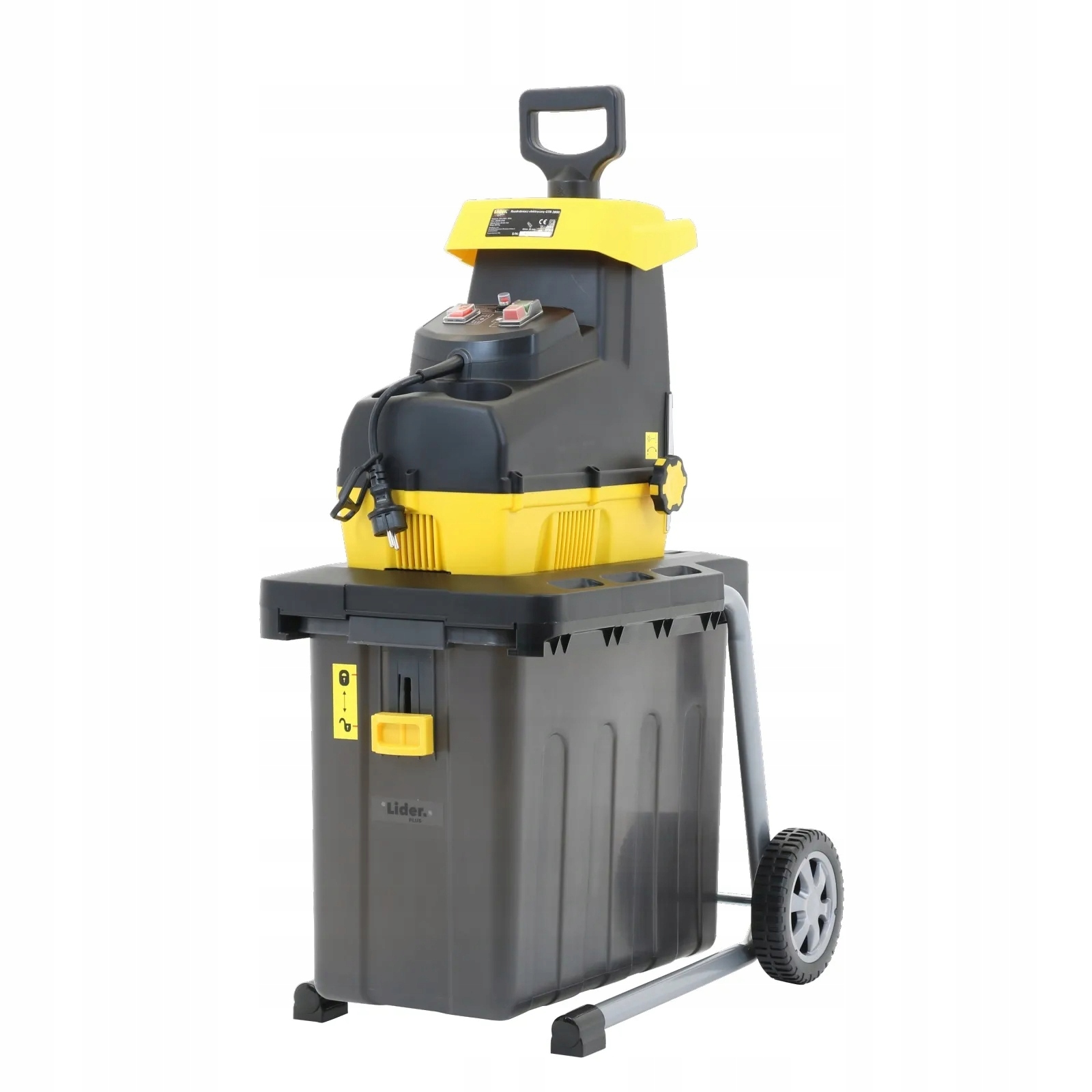 LIDER GTR2800 RĘBAK ROZDRABNIACZ ELEKTRYCZNY DO GAŁĘZI FREZOWY 2800W 44mm+P