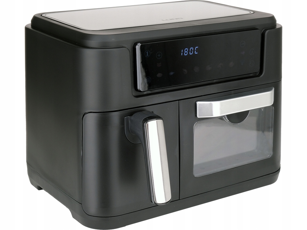 FRYTKOWNICA BEZTŁUSZCZOWA AIR FRYER 2400W DWIE KOMORY 3,5L+7,5L WYŚWIETLACZ