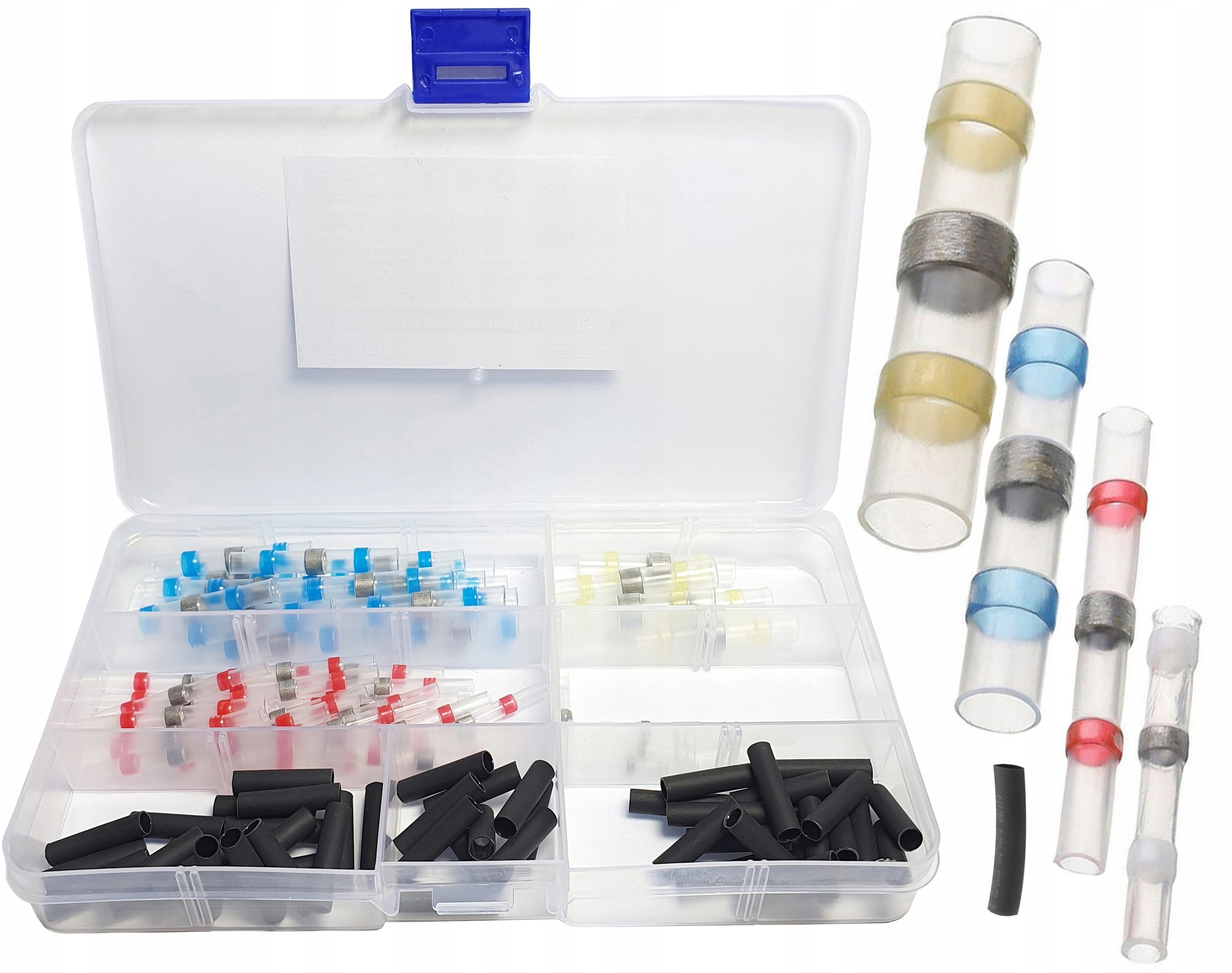 ZŁĄCZKA Z CYNĄ TERMOKURCZLIWA KOSZULKA 100 SZT