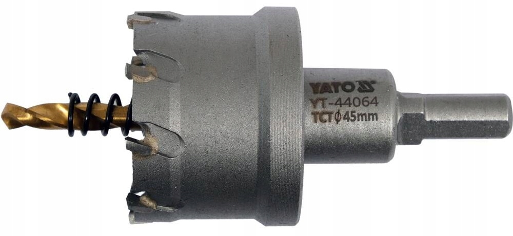OTWORNICA DO METALU 45 MM Z WĘGLIKIEM SPIEKANYM YG10X KORONKA TCT YATO