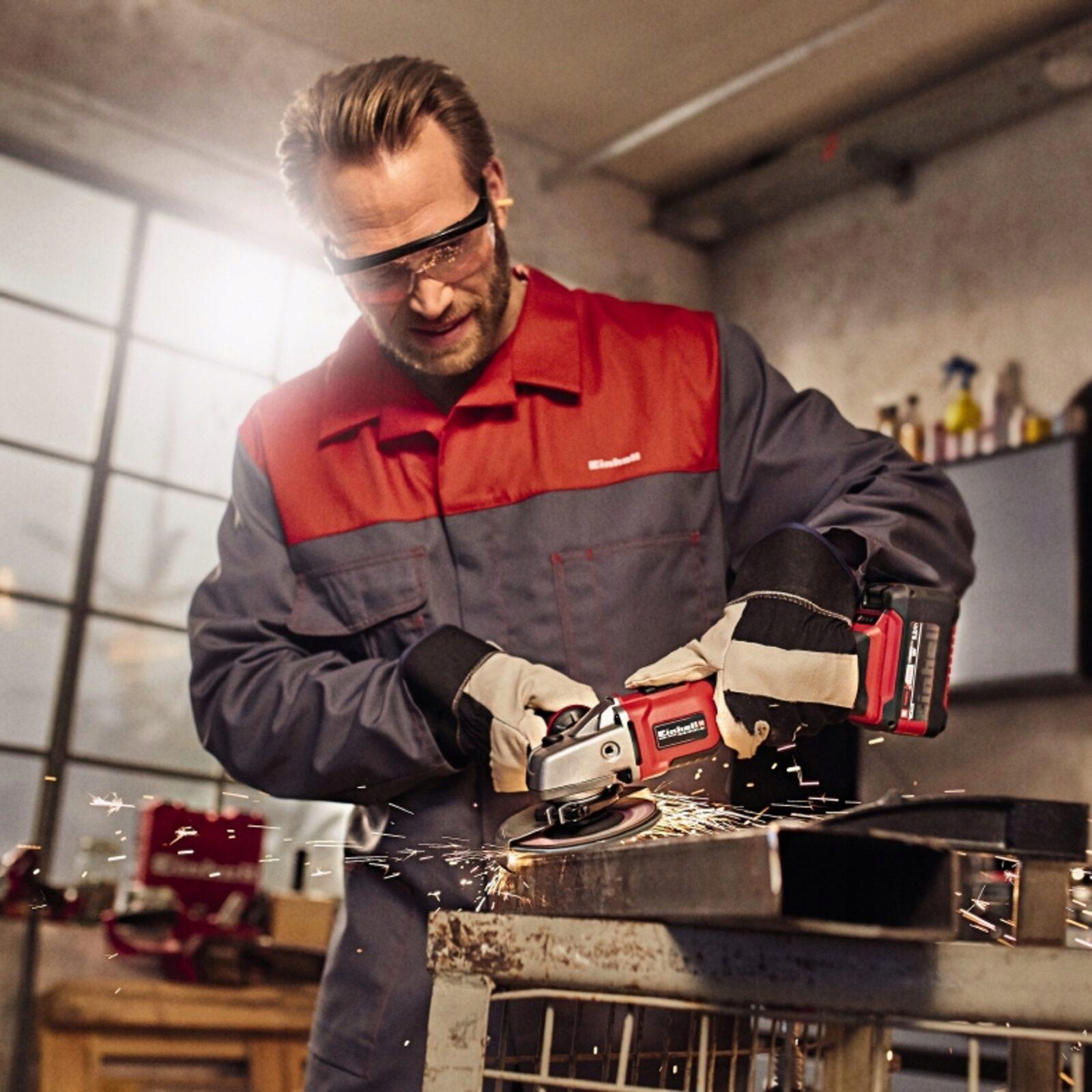 AKUMULATOROWA SZLIFIERKA KĄTOWA AXXIO 18/125 EINHELL 18V EINHELL BEZSZCZOTK