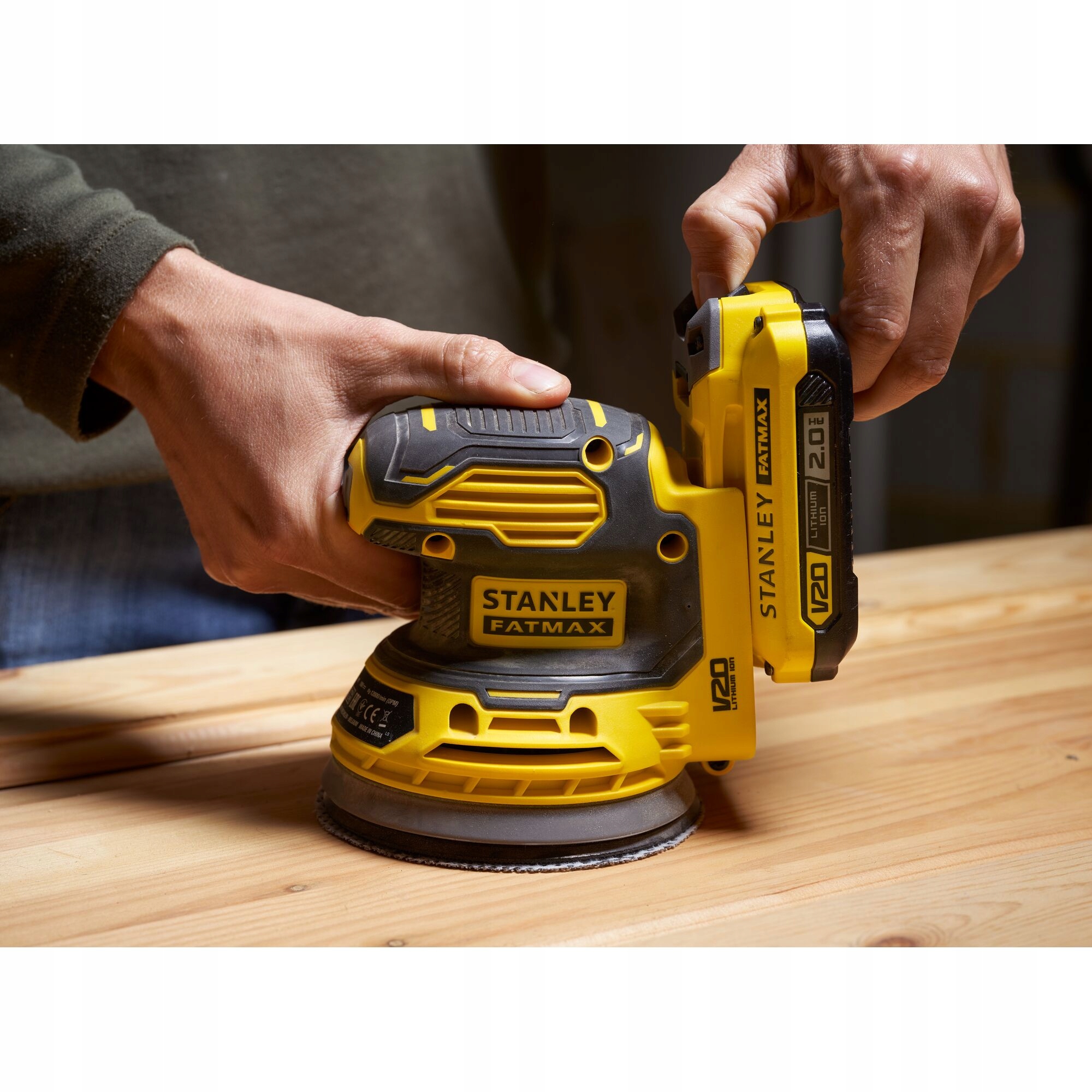 STANLEY SZLIFIERKA OSCYLACYJNA PEX AKUMULATOROWA 125mm 18V FatMax SFMCW220B