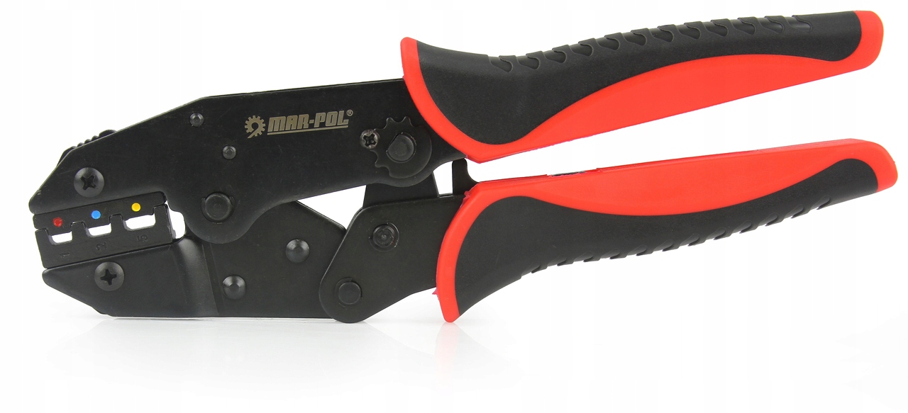 SZCZYPCE ZACISKARKA KONEKTORÓW 5 MATRYC ŚCIĄGACZ IZOLACJI KABLI PRZEWODÓW