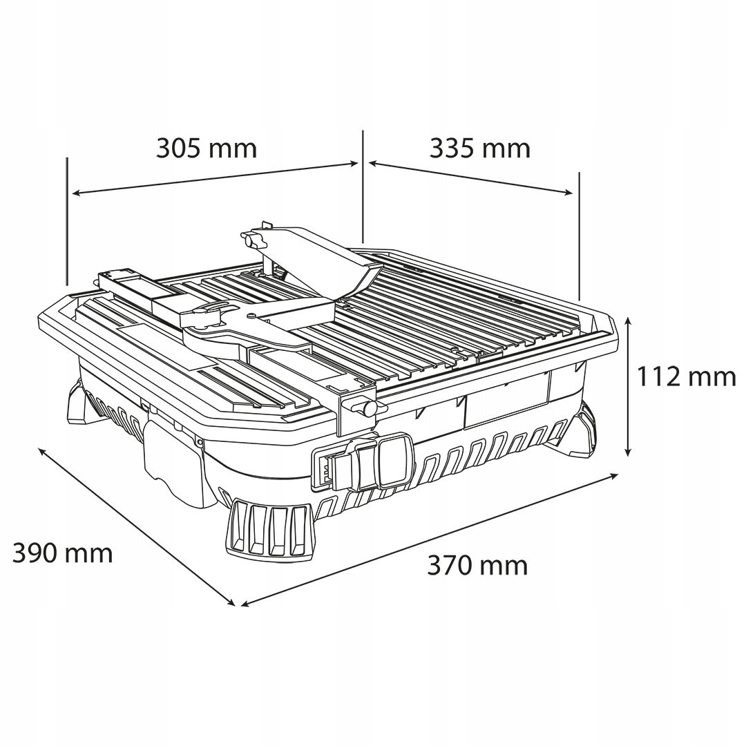 GRAPHITE PRZECINARKA DO PŁYTEK ENERGY+ 18V 110x22,2mm ZBIORNIK WODY 58GE138