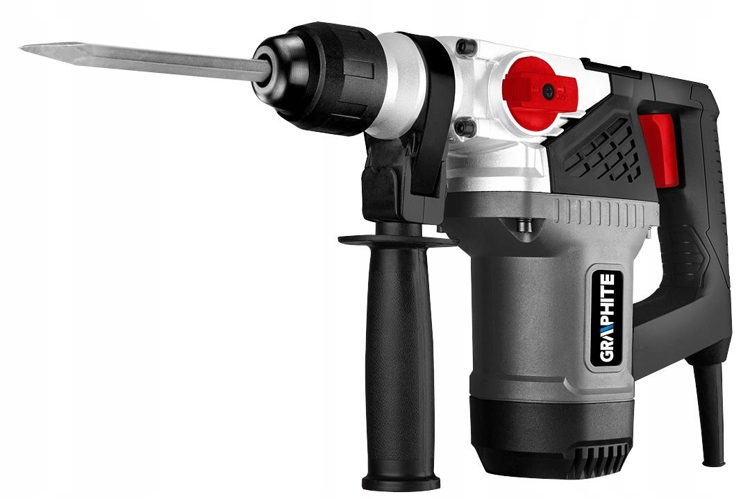 GRAPHITE MŁOT UDAROWY SDS+ 900W MŁOTOWIERTARKA 4J 3 FUNKCYJNY BIJAK WALIZKA
