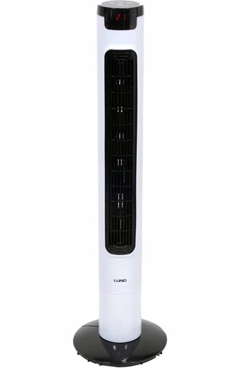 WENTYLATOR KOLUMNOWY LUND 95,5CM 50W WIATRAK PODŁOGOWY STOJĄCY LED +PILOT