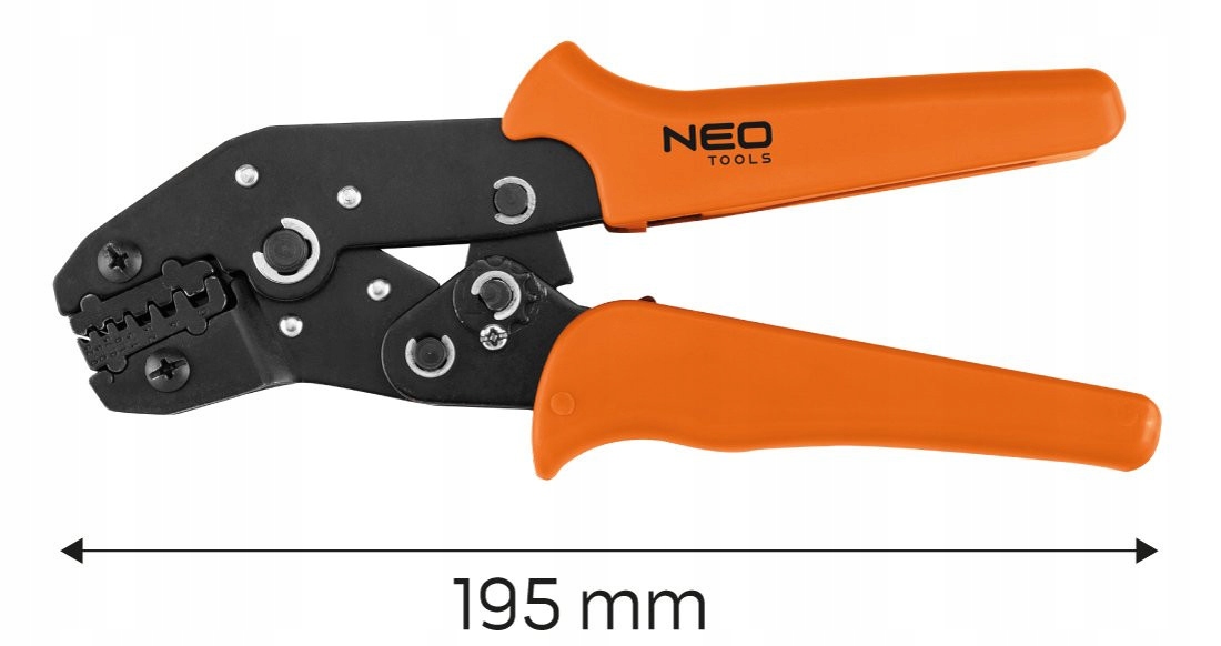 NEO TOOLS SZCZYPCE ZACISKARKA DO ZACISKANIA KOŃCÓWEK TULEJKOWYCH 0.25-6 MM2