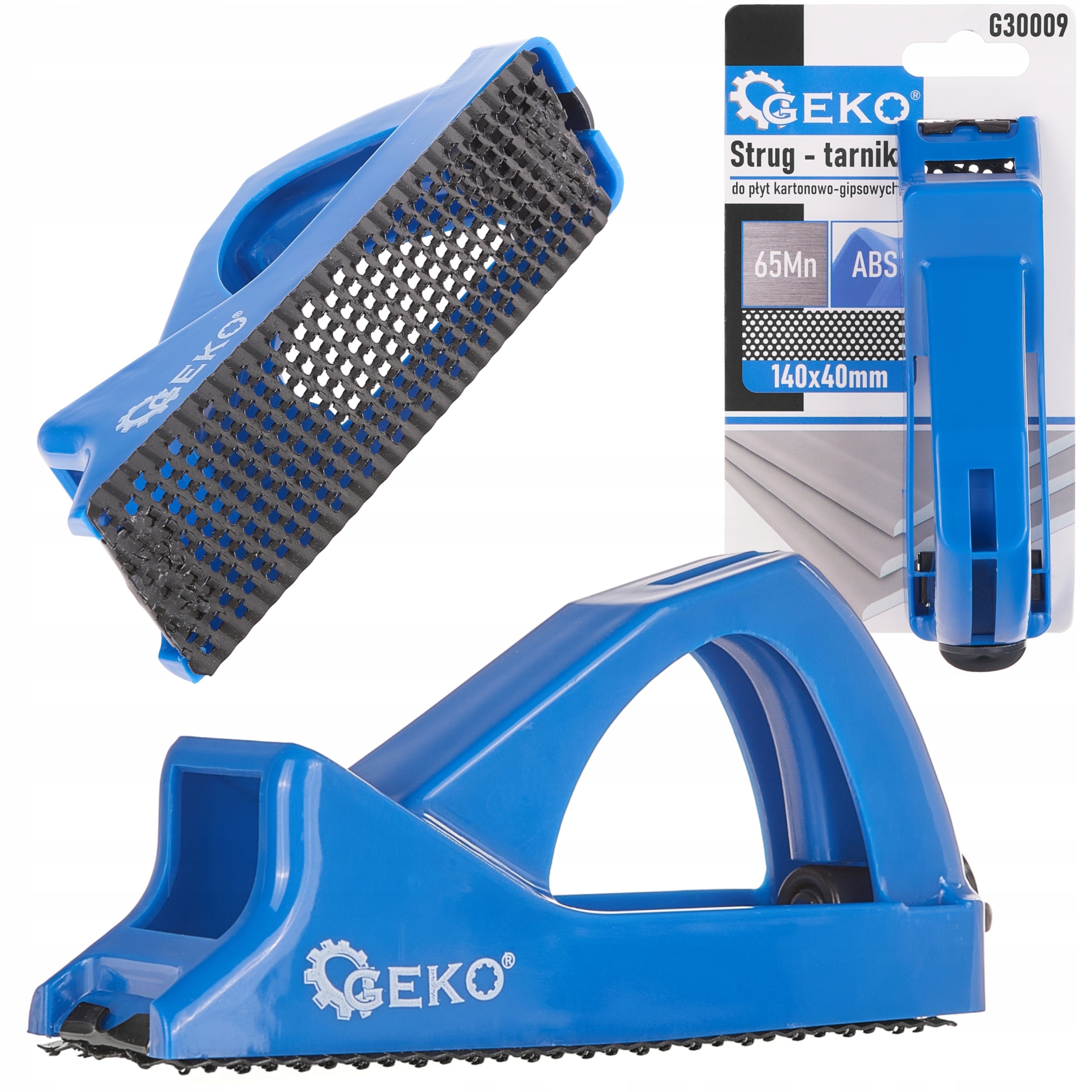 GEKO STRUG TARNIK ZDZIERAK DO PŁYT KARTONOWO-GIPSOWYCH 140x40mm G30009