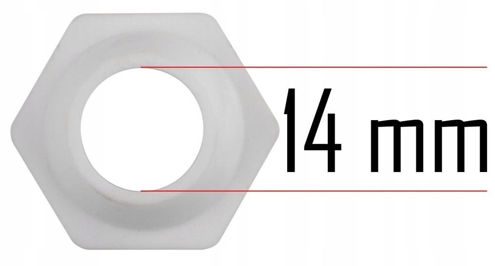 DYSZA DO AGREGATU TYNKARSKIEGO Z USZCZELKĄ 14MM POWERMAT PM-AGT-3000M-DNT14