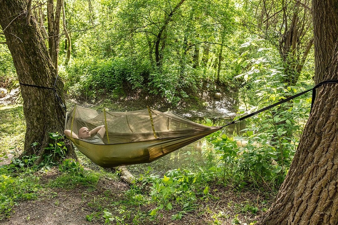 NEO HAMAK TURYSTYCZNY SURVIVAL MOSKITIERA PODRÓŻNY BIWAK BUSHCRAFT 63-123