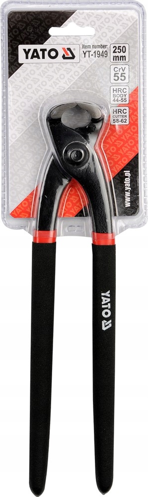 YATO OBCĘGI TYNKARSKIE BUDOWLANE TNĄCE crv 250 mm
