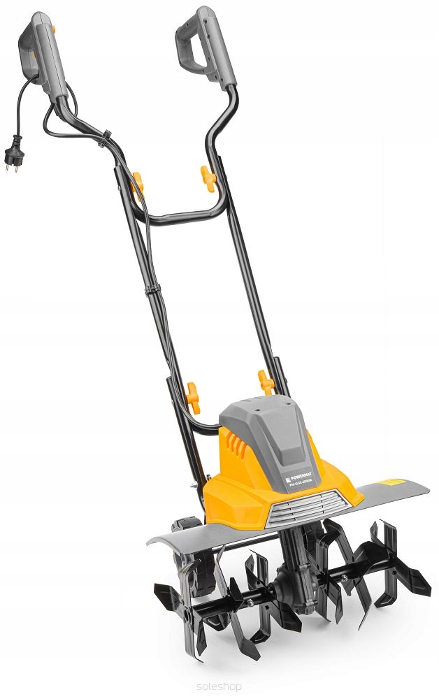 POWERMAT MOCNA GLEBOGRYZARKA ELEKTRYCZNA DO ZIEMI 45CM KULTYWATOR 2000W