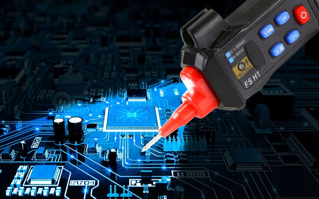 MULTIMETR CYFROWY BEZDOTYKOWY MIERNIK DŁUGOPISOWY 600V WIELOFUNKCYJNY 04014