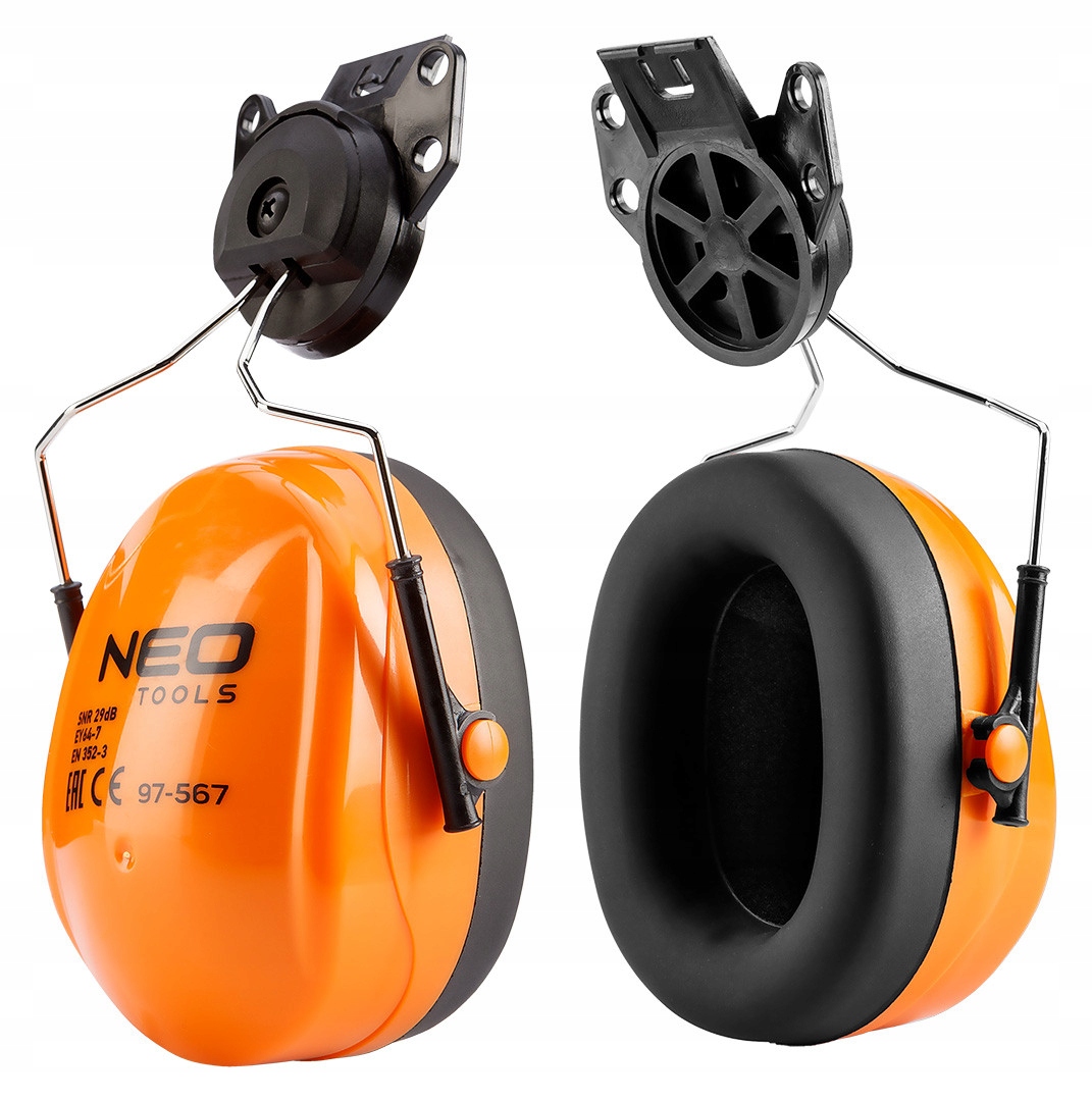 NEO NAUSZNIKI PRZECIWHAŁASOWE DO HEŁMU KASKU 29db